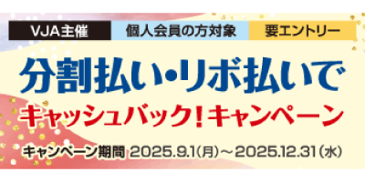 VISA分割払い・リボ払いでキャッシュバック！キャンペーン